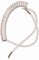 Spiralkabel weiß 3-adrig Wendel gedreht Spiralleitung Leuchte Lampe Pendel 3x0,75qmm