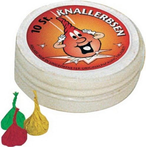 10 Stück in Dose Knallerbsen,Kl.1, 10 Dosen
