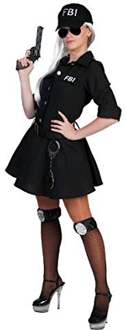 FBI Agent Kostüm Polizistin für Damen Gr. 44 46