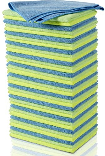 Zwipes Microfiber Towel Cleaning Cloths, 36 Pack, Assorted, (737)