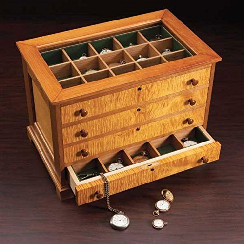 Woodworking Paper Plan To Build Collector's Showcase - Material Not Included