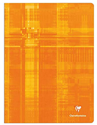 1 X Clairefontaine - 1 Cahier Broché - 17x22cm - 192 pages Grands carreaux- couleurs assortis