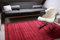 floor factory Moderner Teppich Lounge rot 160x230cm - edler Designer Teppich im Vintage Look