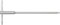 PB Swiss Tools T-Griff Innensechskant mit Gleit-Quergriff PB 1204.2 (2mm) | 100% Swiss Made | Sechskant Schraubendreher für Profi, Heimwerker, Handwerker
