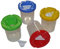 Art Straws AL320 Non Spill Paint Pots with Stoppers (4-Piece)