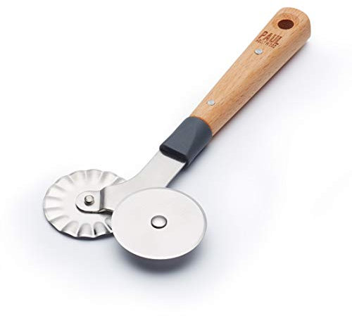 Paul Hollywood PHPWHEELDBL Doppelteigrad, Holz, Silber/beige, 30 x 18 x 18 cm
