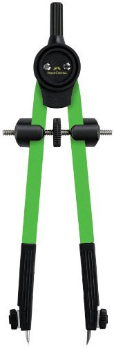 Faber Castell 174211 - Zirkel Riesenteilzirkel Trend erhältlich in violett, grün oder schwarz, keine Farbauswahl möglich