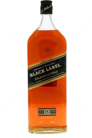 Johnnie Walker - Black Label Blended Scotch (1.5 Litre) - 12 year old Whisky