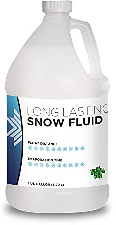 Froggys Flakes – 1 galón – Líquido para máquina de nieve de larga duración – Fórmula Blizzard