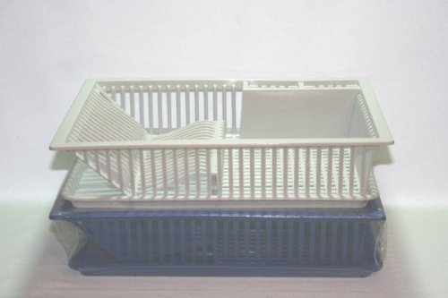 Geschirrabtropfer mit Tablett Abtropfgestell 47 x 38 x 9 cm