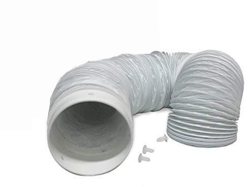White Knight Crosslee Tumble Dryer Vent Hose Extension Kit 3 Meters Including Connector and Pins In SPAREGETTI® Packing