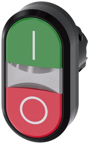 Siemens sirius atc - Pulsador doble luminoso redondo verde unipolar rojo o boton rasante
