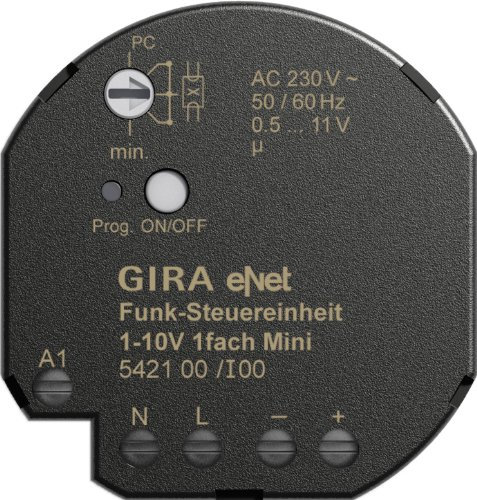 Gira 542100 Funk Steuereinheit Mini 1-10 V eNet