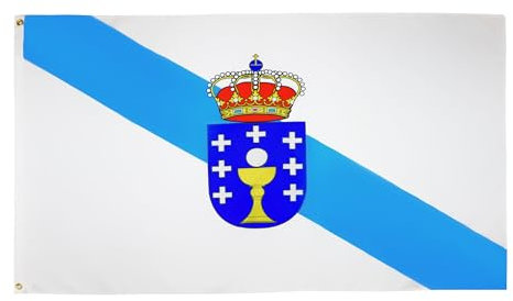 BANDERA de GALICIA 150x90cm - BANDERA GALLEGA 90 x 150 cm - AZ FLAG
