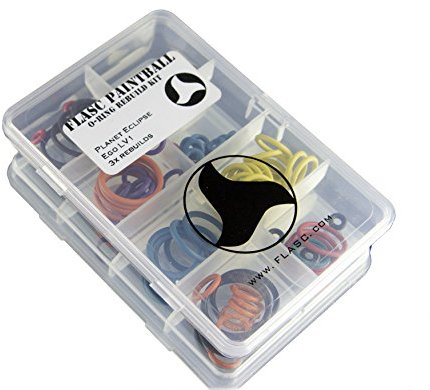 Planet Eclipse Ego LV1 3 x farbig Paintball O-Ring Rebuild Kit von Flasc Paintball