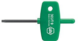 Wiha Stiftschlüssel mit Schlüsselgriff TORX® brüniert (01350) T6 x 35 mm