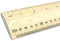 Holzlineal, 1 Meter, Zollstock, imperiale und metrische Maße, mm cm, Markierungen, Hartholz, Schule, Büro, Schneiderbank mit Griff für einfaches Messen (1 Meter Lineal)