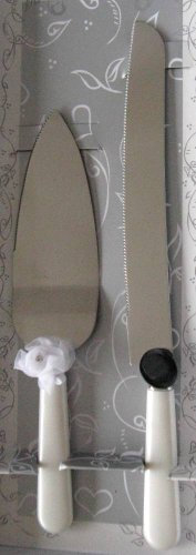 Posate per torte nuziali, paletta per torte e coltello per torte