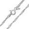 Amberta Designer Halskette - Feine Singapurkette für Kinder - Sterling Silber 925 - Weite: 1.95 mm, Länge: 36 cm
