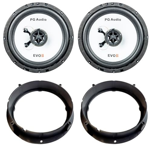 PG Audio Lautsprecher Einbauset passend für Suzuki Baleno Grand Vitara Vitara X90 Vitara V6 Tür vorne