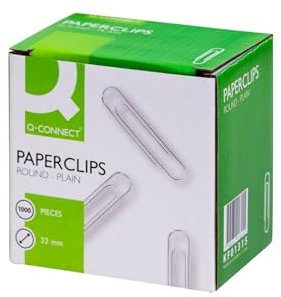 Q-Connect Paperclips Plain 32mm (Pack of 1000)