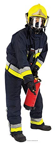 Star Cutouts Cut Out of Fireman
