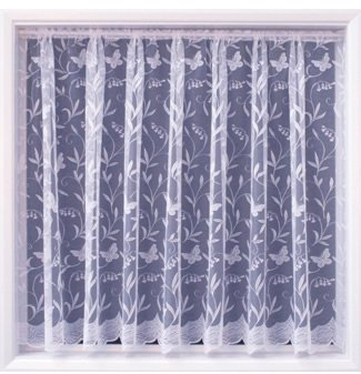 Butterflies Net Curtain 40 Drop