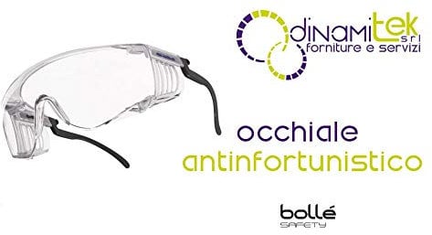 Bollé SQUALE - Sobregafas montura y Ocular PC incoloro Anti-rayaduras y Anti-vaho - Patillas regulables - cuerdecilla gratuita, klar/schwarz