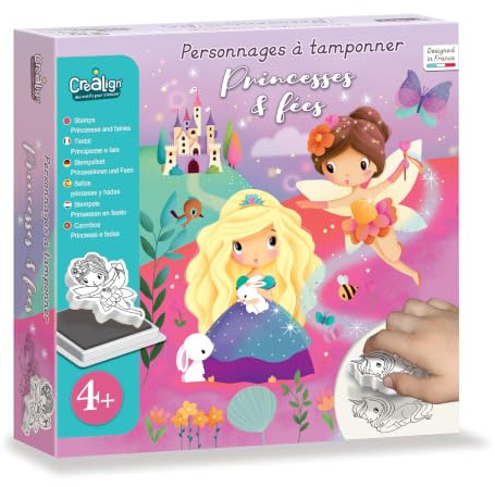 Créa Lign' – Cl98 – Stempel zum Bedrucken – Prinzessinnen und Feen