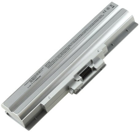 AT Batteria Potenziata 5200mAh 10,8V per Portatile Sony Vaio VGN-CS21S/P, VGN-CS21S/R, VGN-CS21S/T, VGN-CS21S/V, VGN-CS21S/W, VGN-CS21Z/Q, VGN-CS220DP, VGN-CS220DQ, VGN-CS220DR, VGN-CS220DT