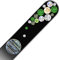 Mont Bleu Crystal Nail File with Swarovski Elements, Hand Made, Czech Tempered Glass, Lifetime Guaranty, in Suede Sleeve (Fern Green)