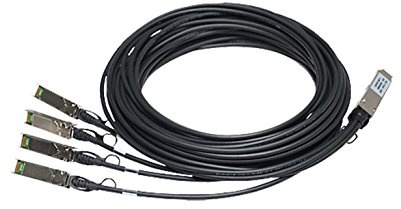HP JG330A X240 40G QSFP+ to 4x10G SFP+ 3M Direct Attach Copper Splitter Cable