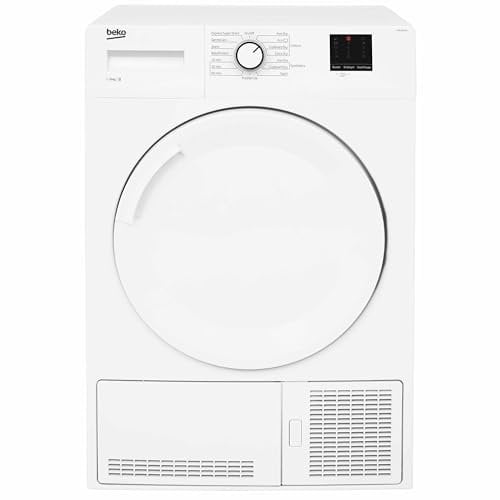 Beko DCU9330W Sensor Driven 9kg Freestanding Condenser Tumble Dryer White