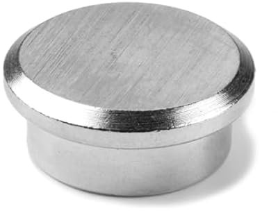 5 x Pinnwand Magnet Memomagnet aus Stahl - Ø 23 mm - Magnet-Material: Neodym (NdFeB) - Haftkraft 7,5 kg - 5 Stück - Starke Magnete für Pinnwand Kühlschrank Whiteboard Magnet Glasboard