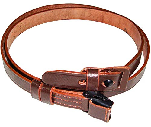 Deutschen Mauser K98 Gewehr WWII Leder Sling gekennzeichnet GWX 1943