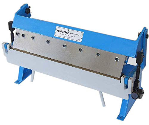 KATSU Tools Manual Sheet Metal Bending Folding Machine Bender 610mm for 1.0mm Thickness Sheet Metal, 165155