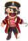 Pirate von Silly Puppets | 40 cm Handpuppe für Kinder | Mit Beweglichem Mund Und Armen | Abnehmbare Handwaschbare Kleidung