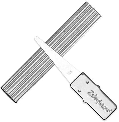 homeXpert ZAHNFREUND Zahnstocher aus Metall mit echtem Silberblatt (4cm) und passendem Etui (6cm) - Zur Zahnreinigung für Zahnzwischenraum - Perfekte als Zahnstocher für unterwegs - Toothpick