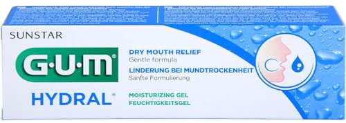 GUM HYDRAL Feuchtigkeitsgel Linderung bei Mundtrockenheit, 50 ml Zahncreme