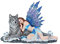 Nemesis Now Figur Lupiana blau 33cm