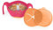 b.box Bol 3 en 1 avec couvercle, paille et insert à goûter | 6 mois et plus | Couleur : fraise Shake | 250 ml | BPA | phtalates et PVC | Passe au lave-vaisselle et au micro-ondes