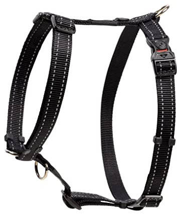 ROGZ SJ06-A Utility Hundegeschirr/Fanbelt, L, schwarz