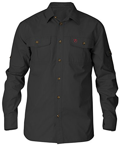 Fjällräven Singi Trekking Shirt | Aus weich vorgewaschenem G-1000®-Gewebe. Zwei Brusttaschen und eine Ärmeltasche, alle mit Patte und Knopf.