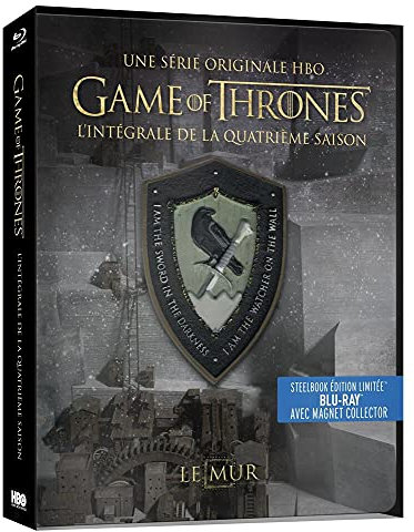 Game of Thrones Steelbook komplette Staffel 4- EU IMPORT mit deutscher Sprache - mit Magnet The Wall [blu_ray] …
