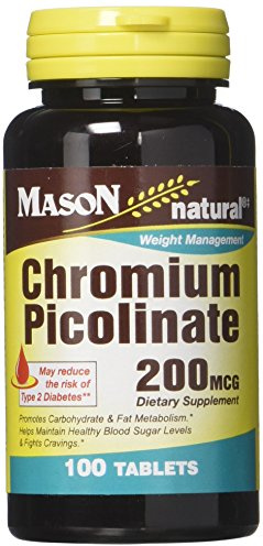 Mason Vitamins Chromium Picolinate Tablets, 60 Count