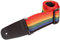 Henry Heller HPOLM-RAI Gitarrengurt aus veganem Nylon, 5,1 cm breit, Regenbogenfarben