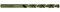 KS Tools 330.3008 Lot de 10 forets HSS-G CO 5 0,8 mm