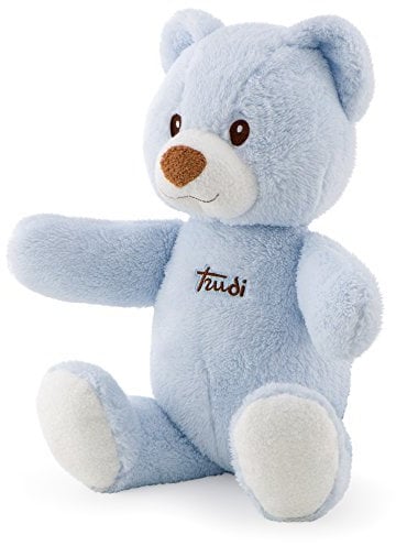 Trudi Bär Cremino Blau Plüschtiere und Doudou-Spieluhren für Babys. Baby-Teddybären für Kinder. Neugeborenengeschenk für die ersten Monate | 25x35x13cm Größe M | Baby Cremino | Modell 18124