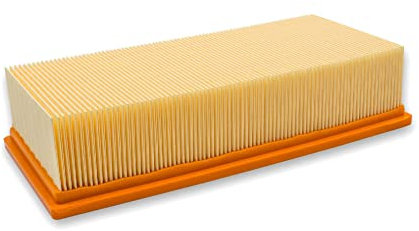 vhbw Filtro plisado plano reemplaza 6.904-283.0 - compatible con Kärcher NT 65/2 Ap, NT 65/2 Eco, NT 65/2 Eco Tc, NT 72/2 Eco Tc, NT 75/2 Ap Me Tc aspiradora seco/húmedo