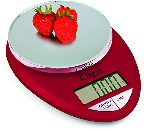 Ozeri Pro Digital Kitchen Food Scale, 0.05 oz to 12 lbs (1 gram to 5.4 kg)